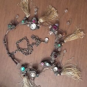 Haute couture costume jewelry necklace